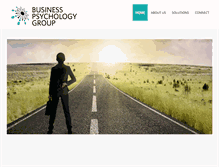 Tablet Screenshot of businesspsychologygroup.com